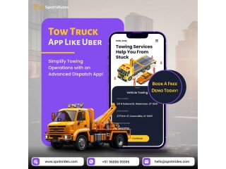 Experience Smart Towing With SpotnRides’ AI-Powered Tow Truck App Solution