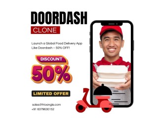 ???? Launch Your Own DoorDash-Style Food Delivery App – 50% OFF!
