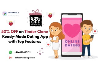 50% OFF on Tinder Clone | Ready-Made Dating App with Top Features