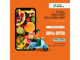 All-in-One Delivery App – Food, Grocery & Courier in a Single Platform!